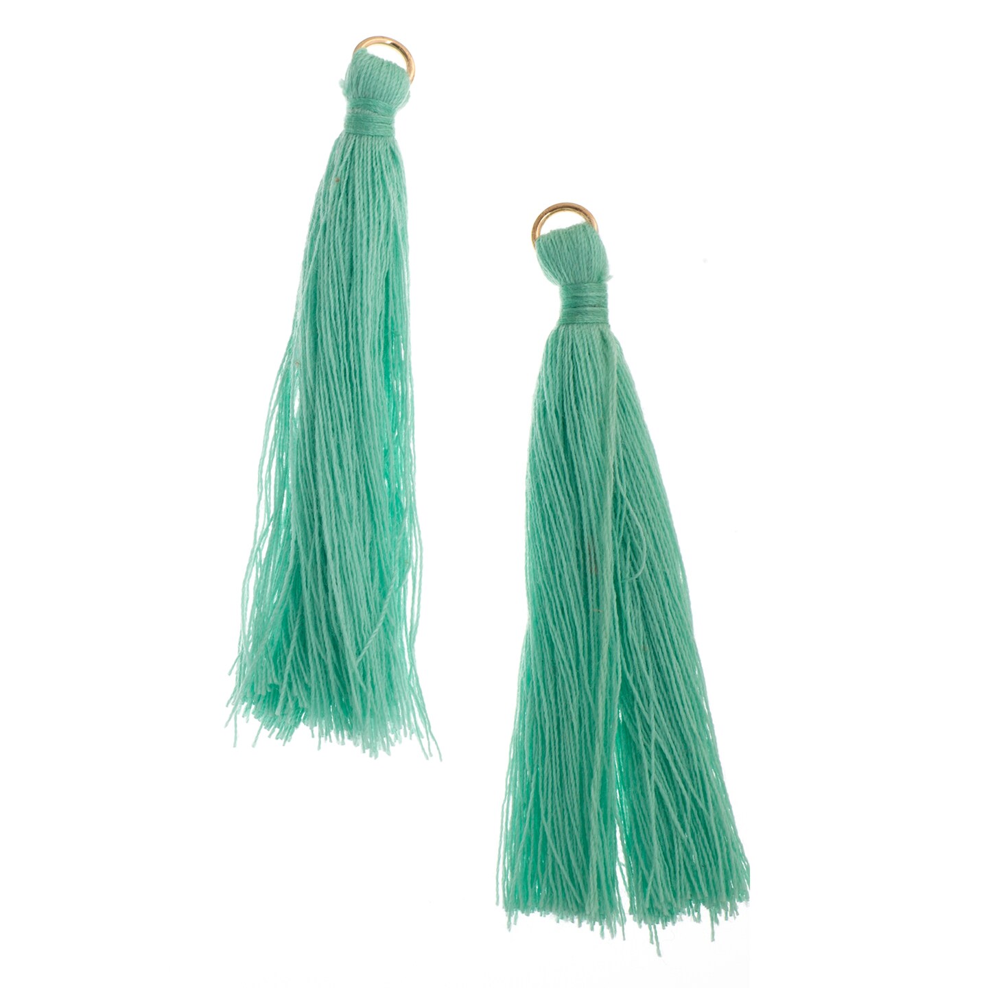 John Bead 2.25in Poly Cotton Tassels, 10pcs