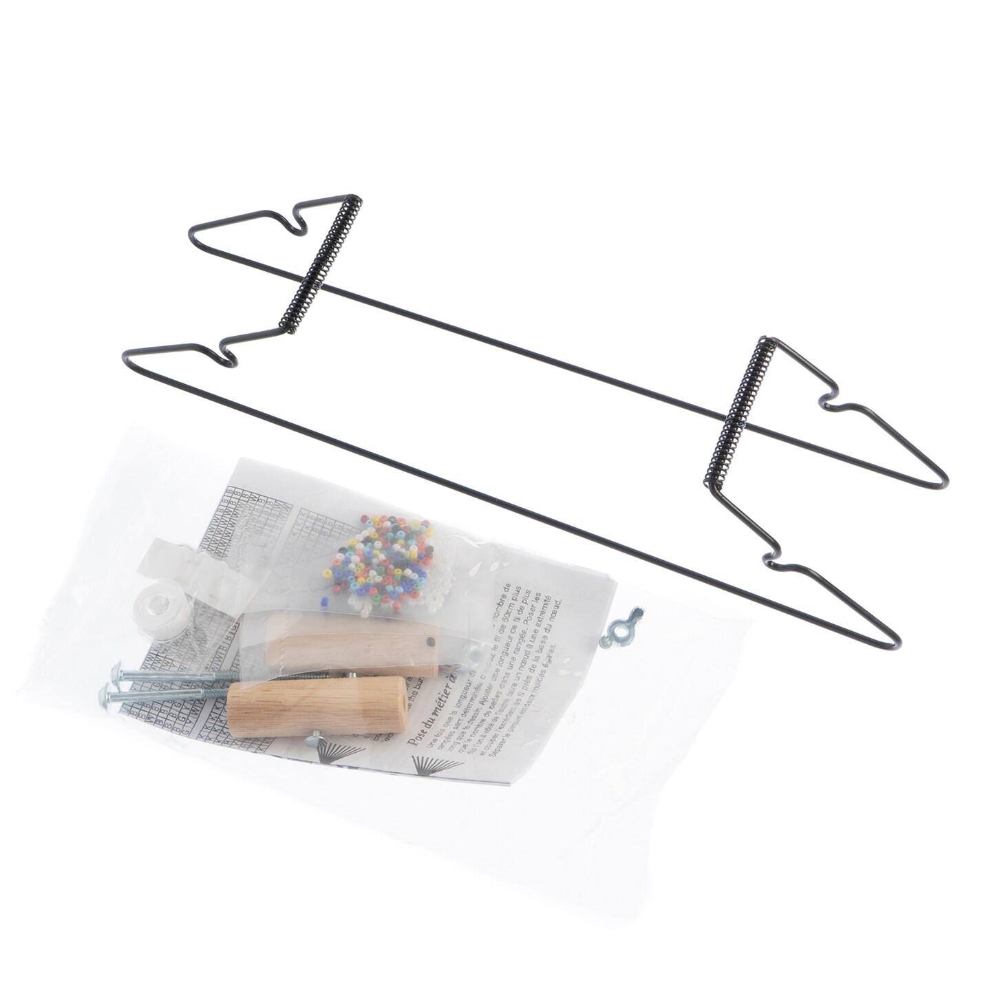 John Bead Metal Bead Loom Kit with Seed Beads &#x26; Tools