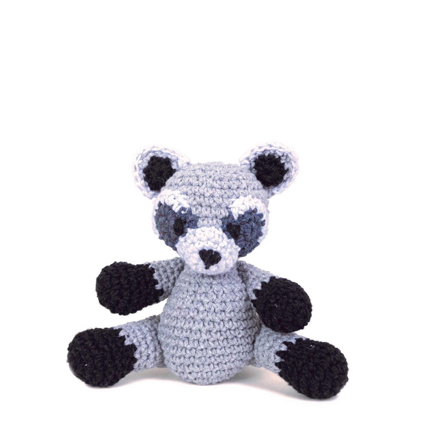 DIY Crochet Kit by Hoooked Raccoon Ricky - Gris PAK127