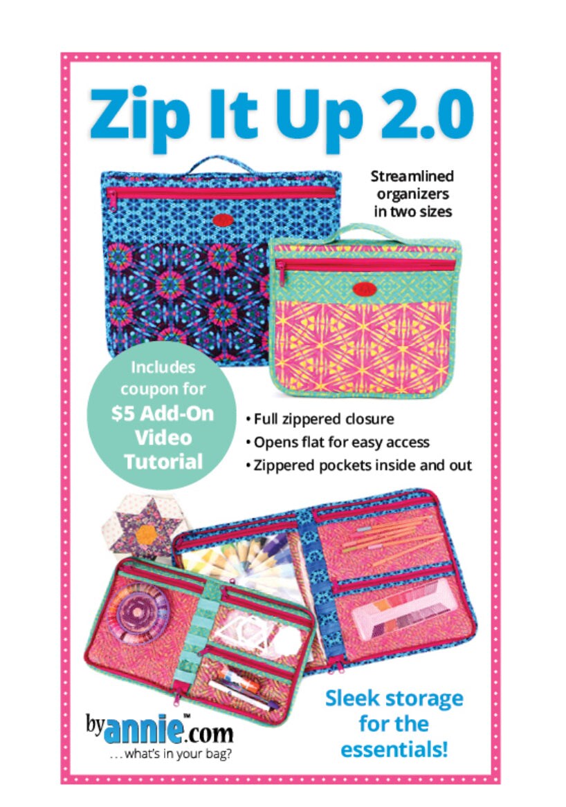 Zip It Up 2.0 by Annie Patterns