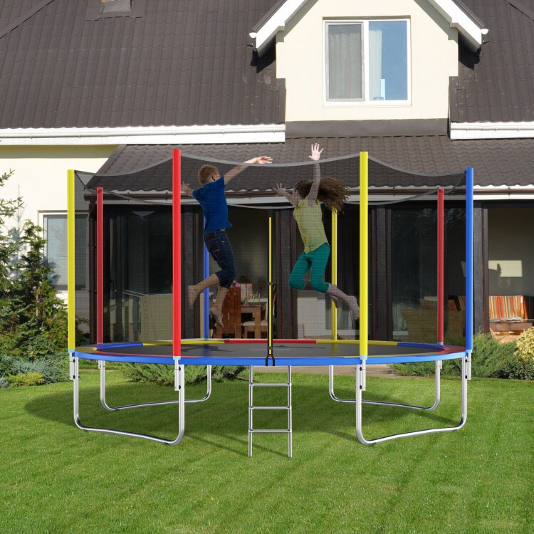 Trampoline Safety Pad Replacement with Thick Foam Spring Cover for Outdoor Trampolines