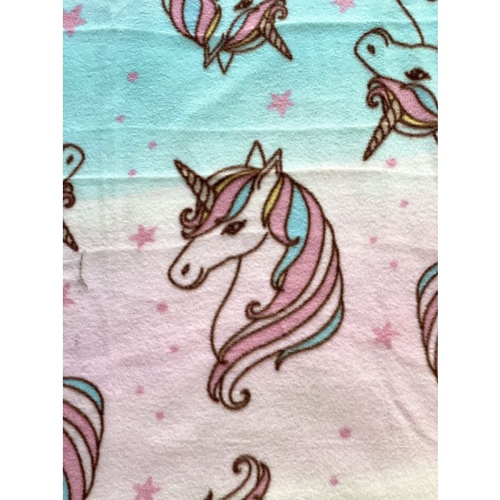 Unicorn Stars Anti-Pill Premium Fleece Fabric | By The Yard