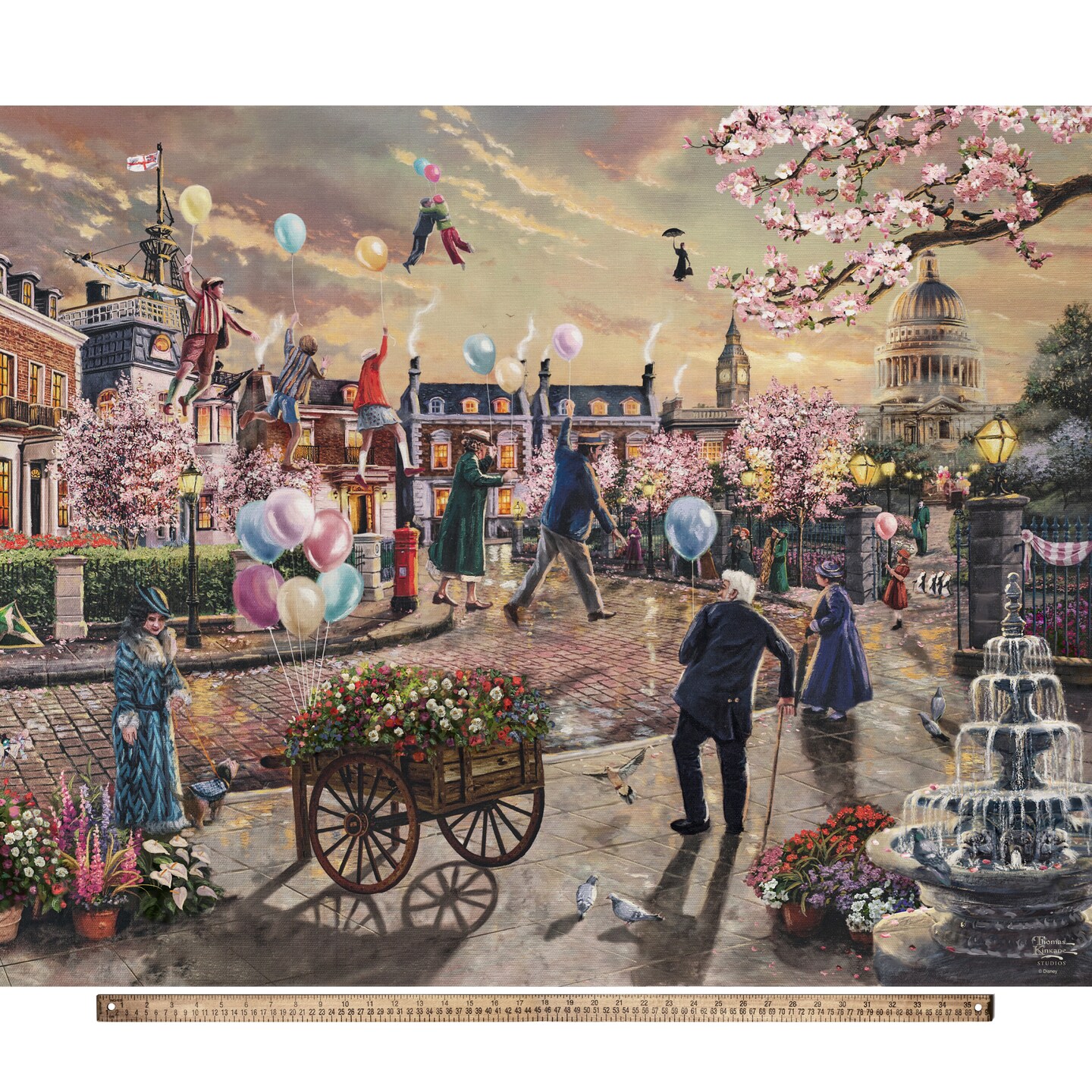 DAVID TEXTILES MARY POPPINS RETURNS PANEL 15 YD BOLT