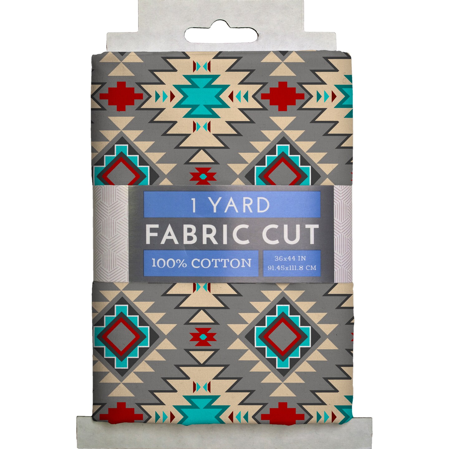 DAVID TEXTILES NATIVE ARGYLE COTTON 1 YD CUT