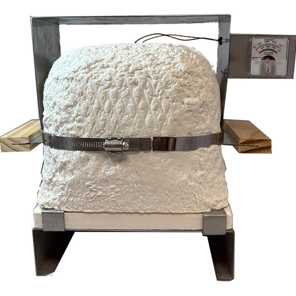 Quikfire Kiln&#x2013;FAST 1000&#xB0;F in 5 Minutes, Max 2000&#xB0;F, w/Pyrometer, For Jewelry Artisans, Pros &#x26; Beginners-Great for Testing &#x26; Experimenting