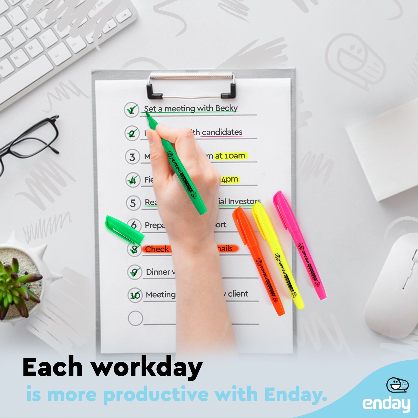 Multicolor Highlighters