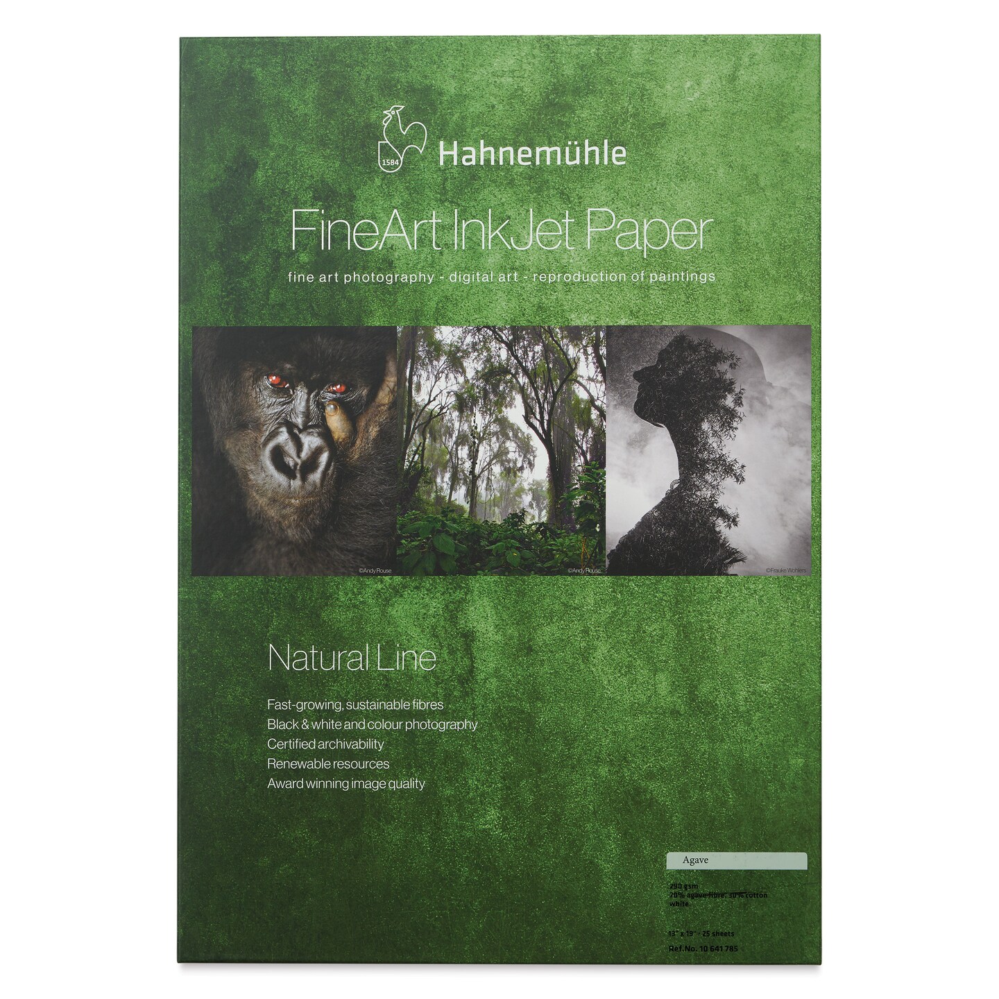 Hahnem&#xFC;hle Agave FineArt Inkjet Paper - 13&#x22; x 19&#x22;, Pkg of 25