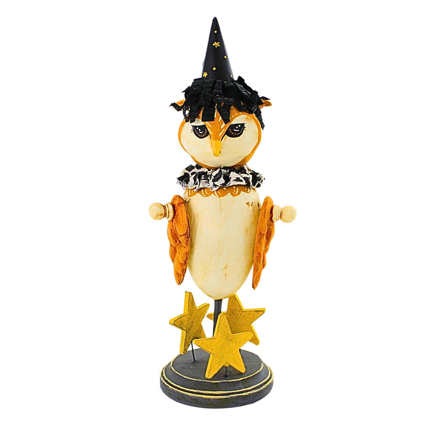 Lexi Grenzer 12.25 In Wizard Owl Halloween Figurine , Halloween Decor Stars Wisdom