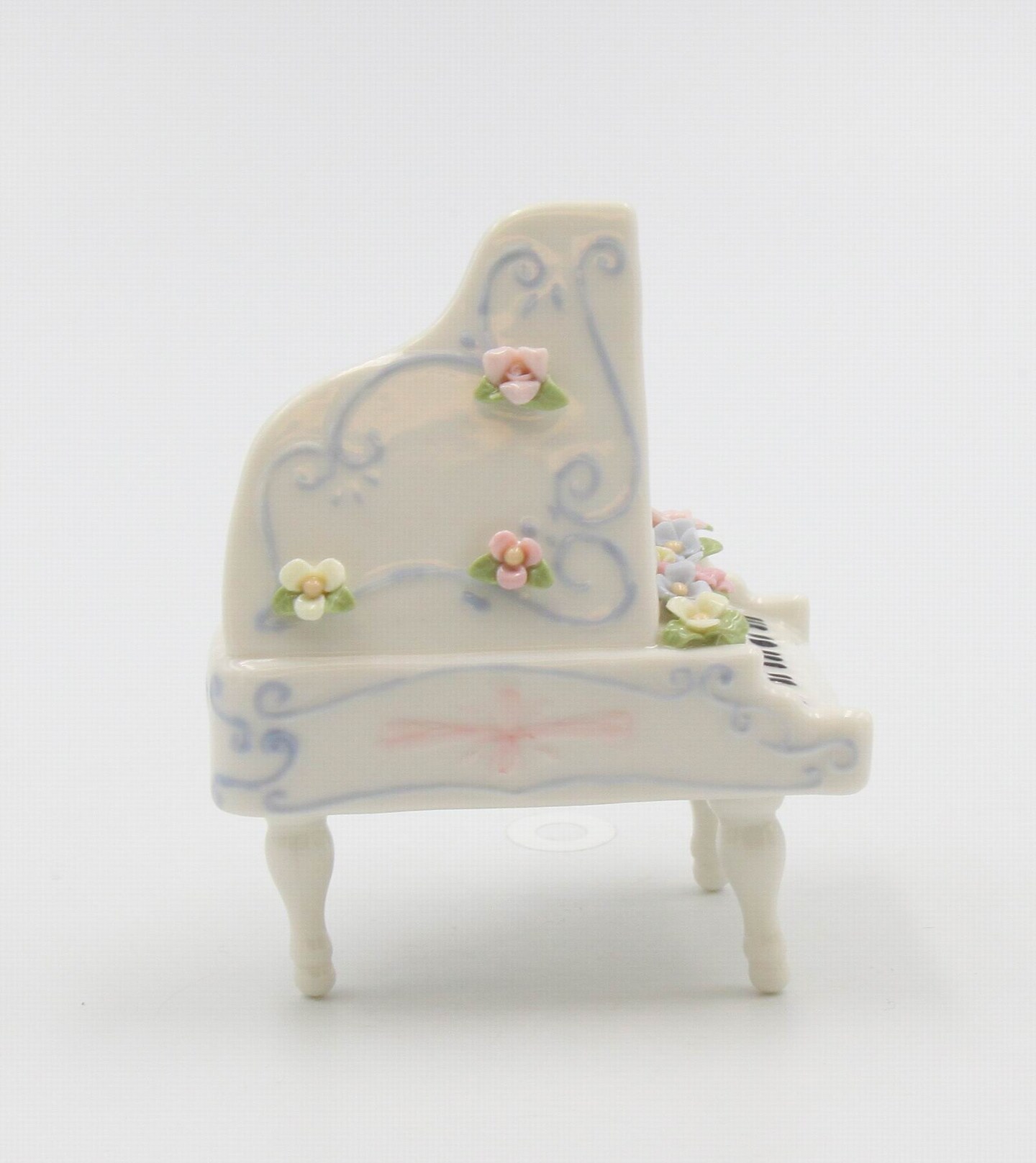 Ceramic Mini Piano Figurine, Gift for Pianist, Gift for Her