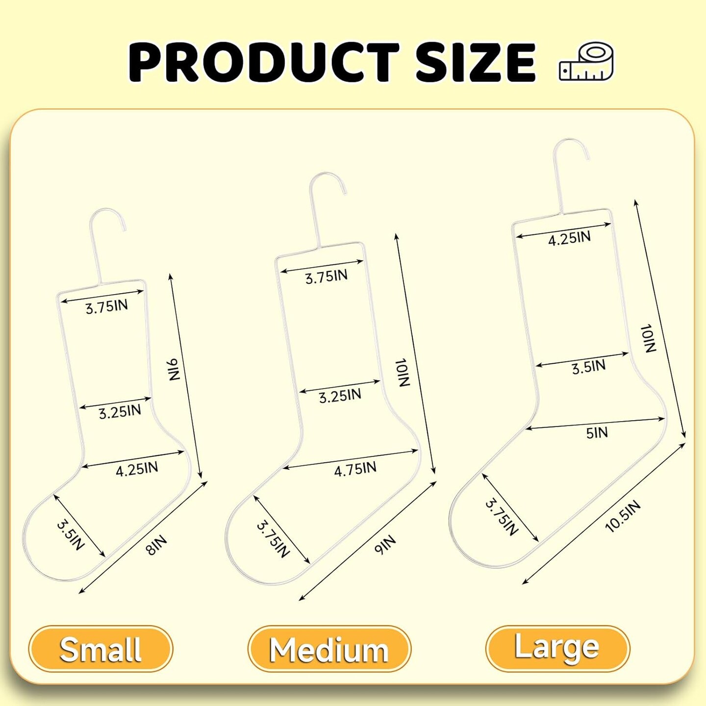 3 Pairs Sock Blockers for Knitting