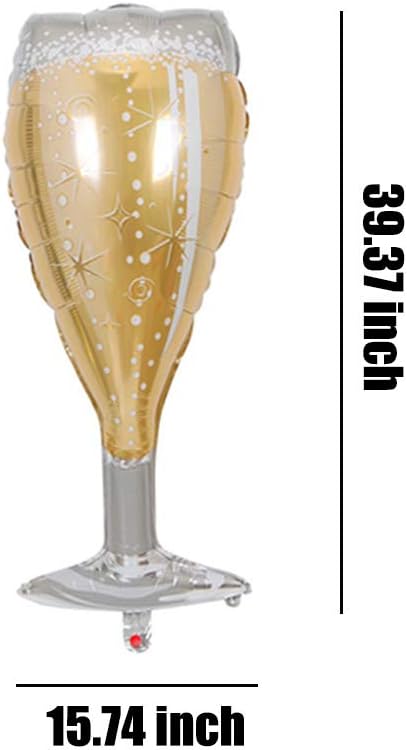 4PCS Champagne Bottle Balloons