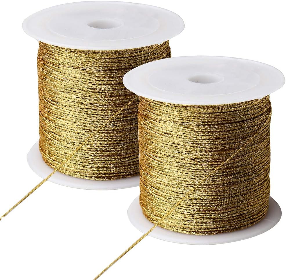 Gold Thread String for Bracelet Making