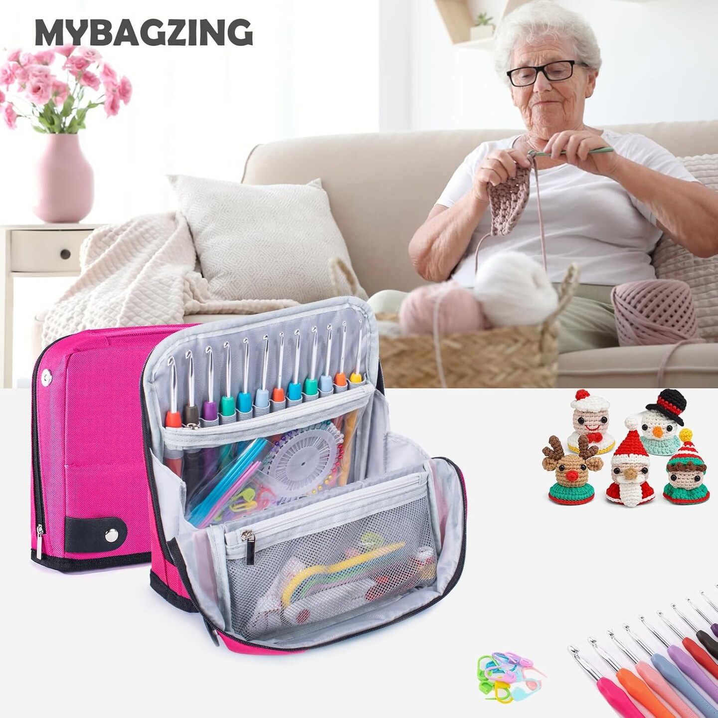 Crochet Hook Organizer Case
