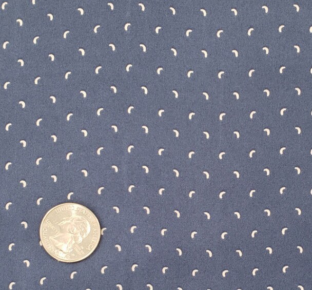 1 Yard Poly Dull Satin Navy & Ivory Fabric 57/58" Width, Soft Medium Weight Satin for Apparel & Decor