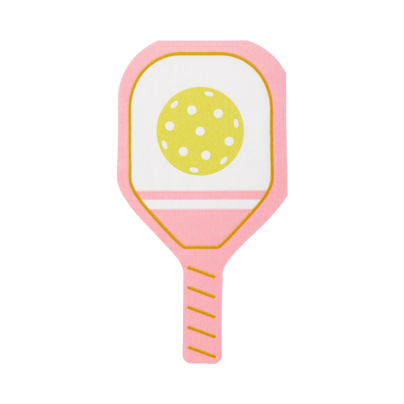 Pink Paddle Pickleball Party Napkins – Fun Paddle-Shaped Napkins for Pickleball-Themed Events & Gatherings