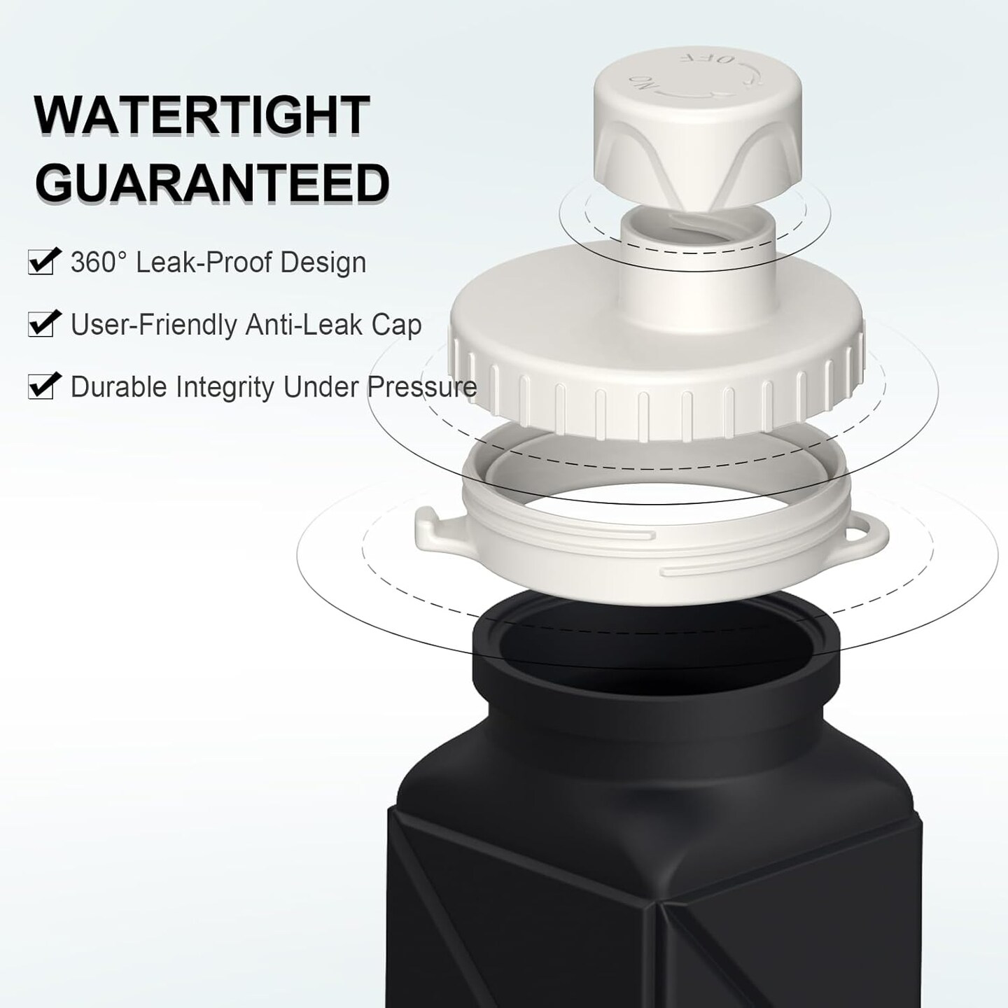 Silicone Foldable Portable Water Bottle