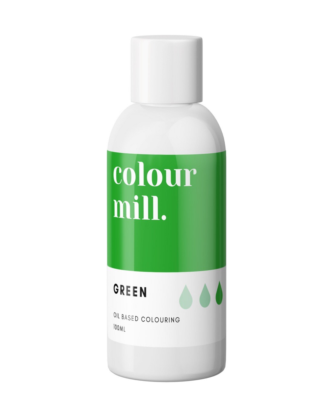 100ml Green Oil Based Cake Coloring Gel for Buttercream and Fondant Vegan Halal