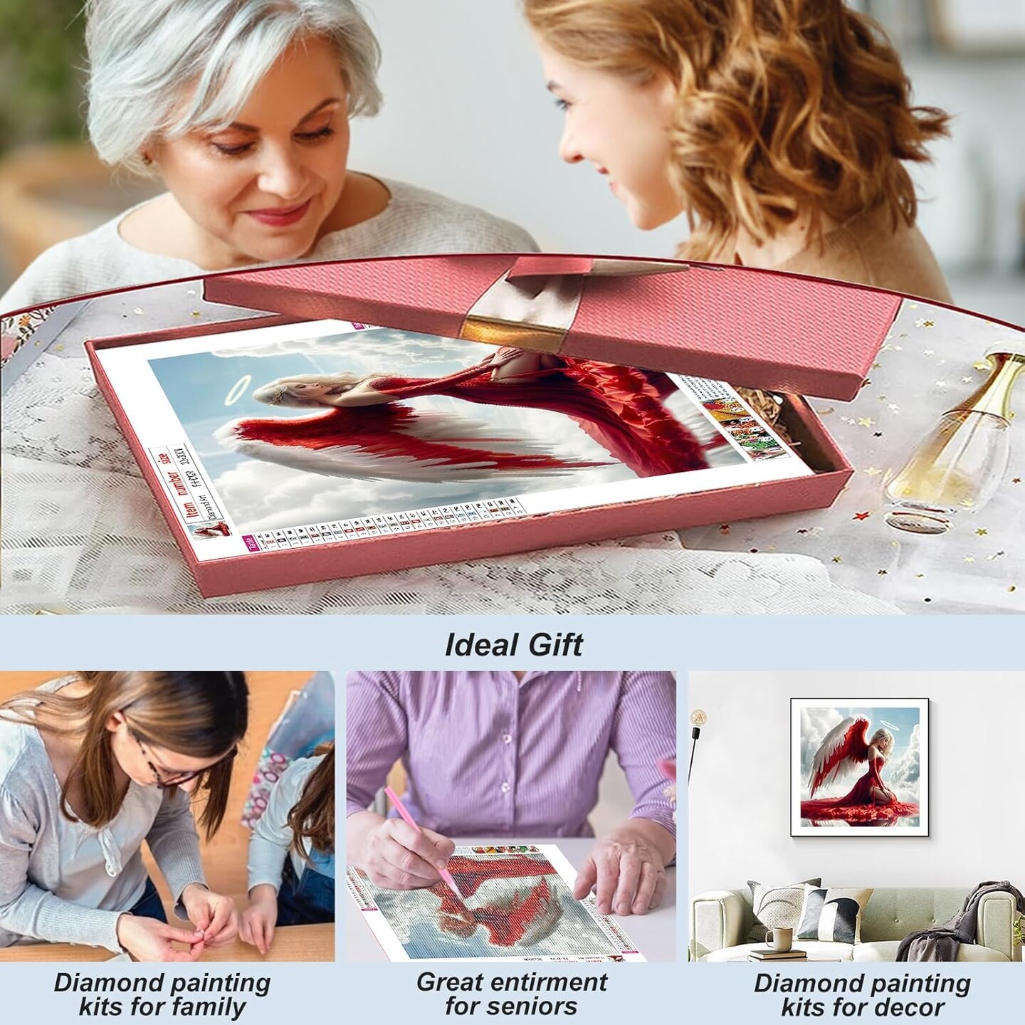 Angel Diamond Art Kits for Beginners
