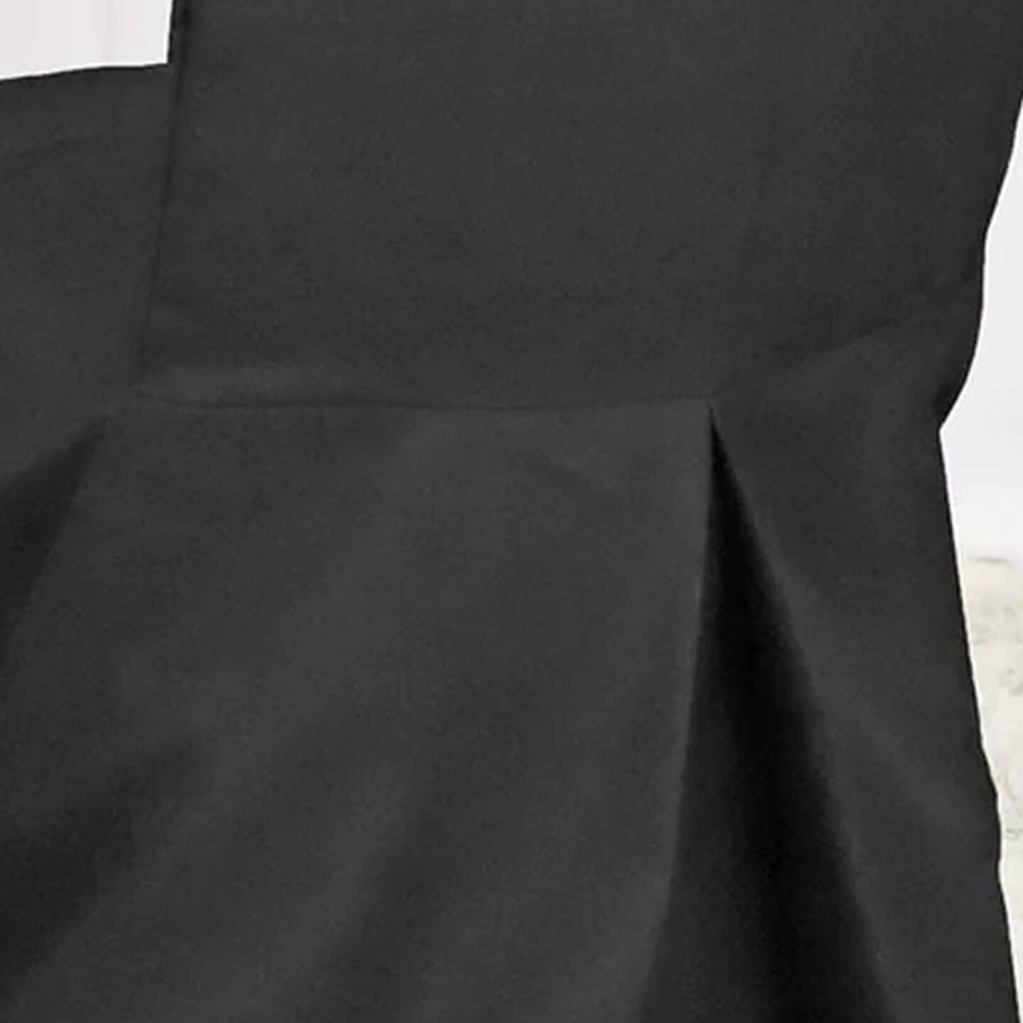 Black Polyester Banquet Chair Cover Durable Event Chair Slipcover