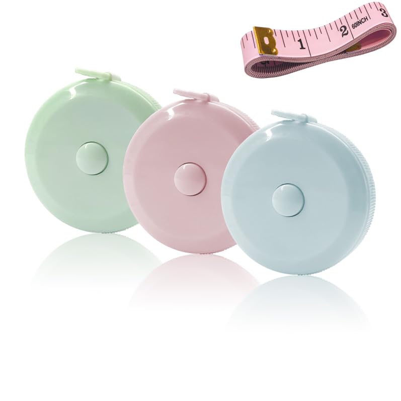 3 Pack Tape Measure Measuring Tape for Body Fabric Sewing
