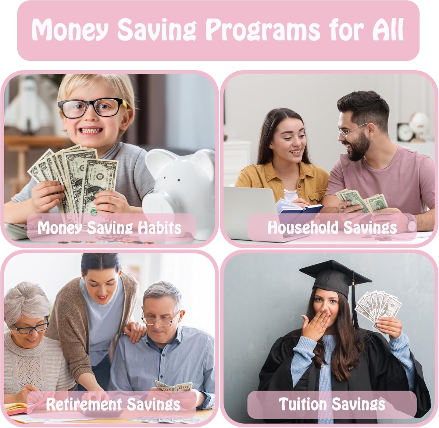 100 Envelopes Money Saving Challenge Binder