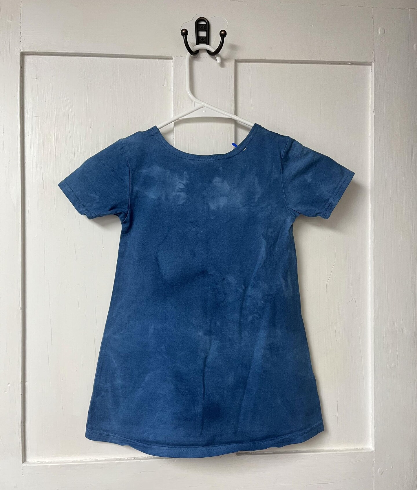 blue dress 4t Classic Blue Embroidered Dress,4T to 10T. 10T