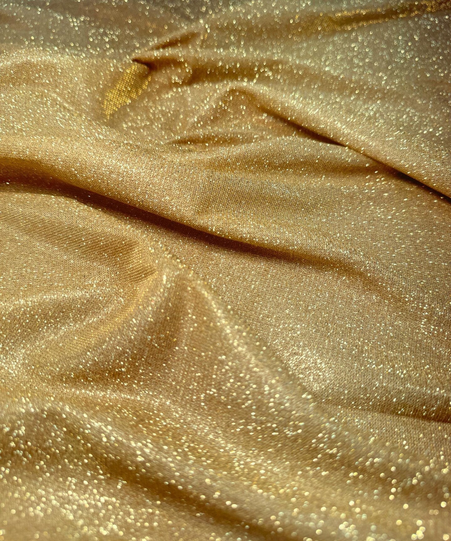 gold glitter fabric for dresses Lurex Knit by the Yard, 60