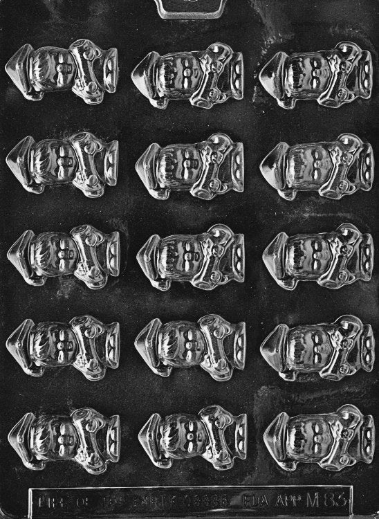 Graduation Cap Character Chocolate Mold | 15 Cavity Candy Mold for Party Favors