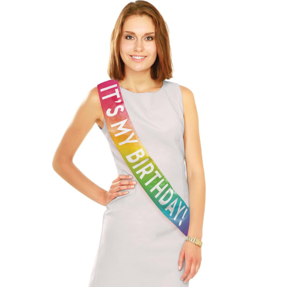12 pc Bulk It&#x27;s My Birthday Party Sashes