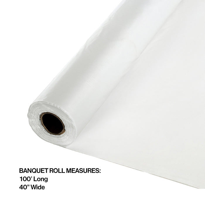 Clear Plastic Banquet Table Roll 100ft x 40 inch