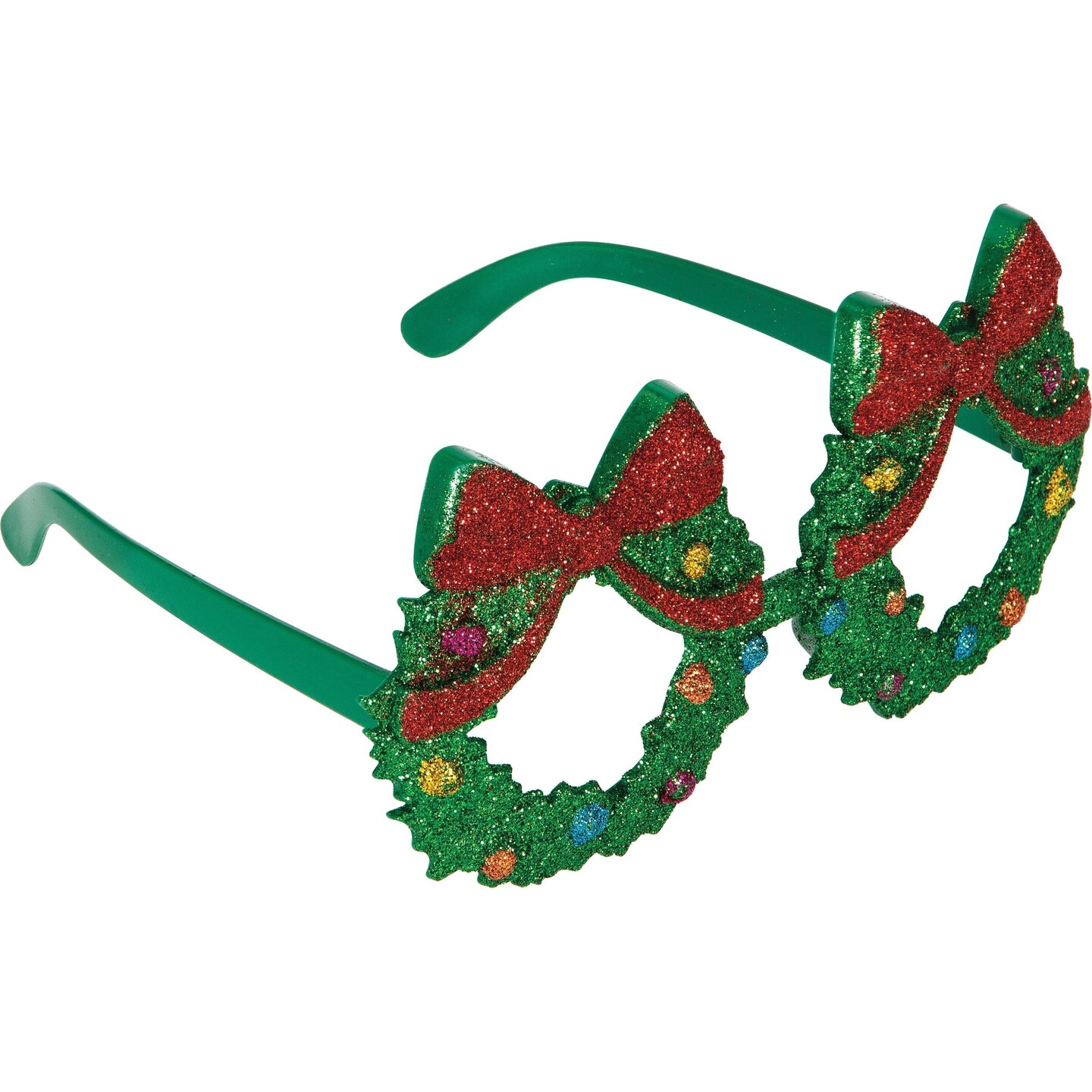 12 pc Bulk Christmas Wreaths Christmas Glasses Favor