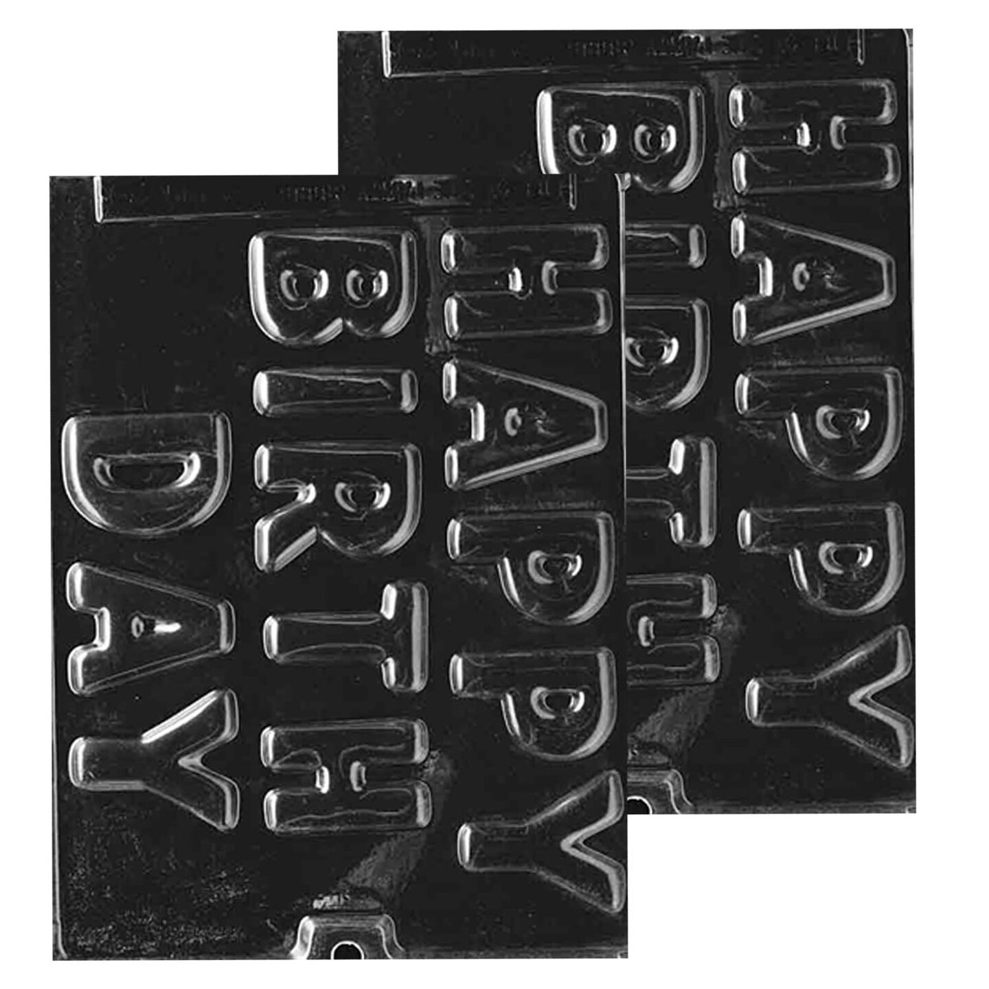 Happy Birthday Letters Chocolate Mold