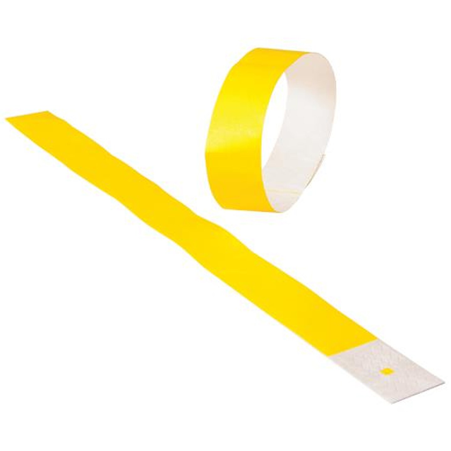 Adhesive Event Bands Yellow 100 Pc Include 100 Units