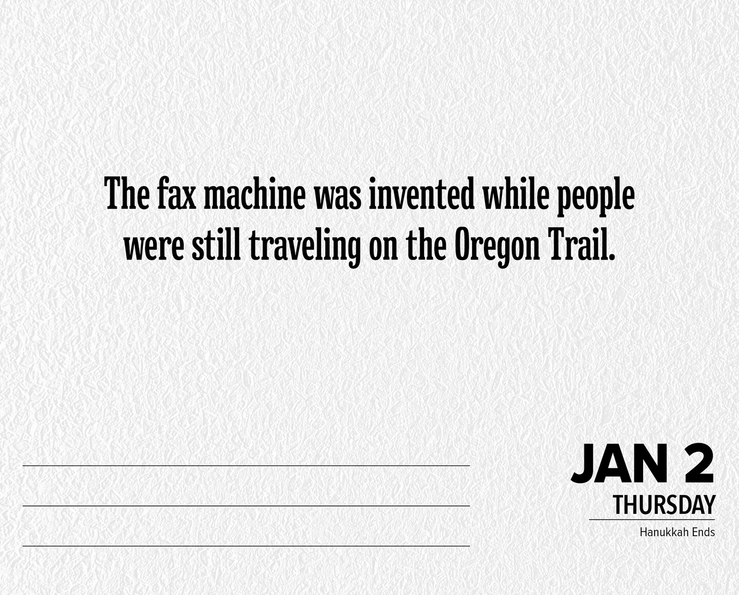 Today I Learned - Facts and Trivia 2025 Box Calendar - Daily Humor Desktop