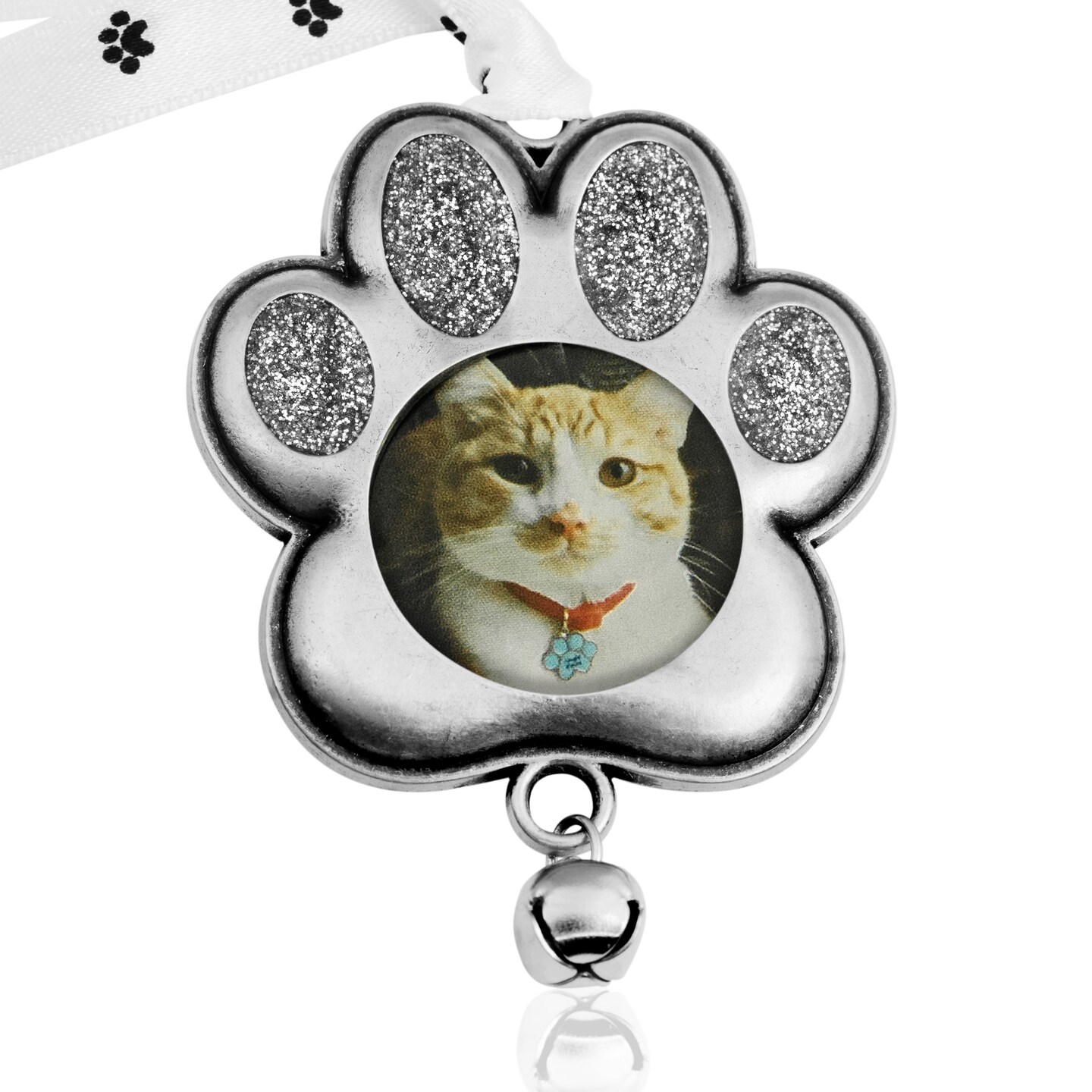 Gloria Duchin Pewter Metal Pet Kitten Paw Picture Photo Frame Ornament