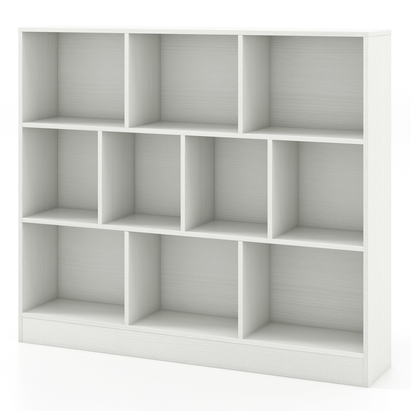 Wooden Toy Storage Organizer with 10 Cubes for Kids