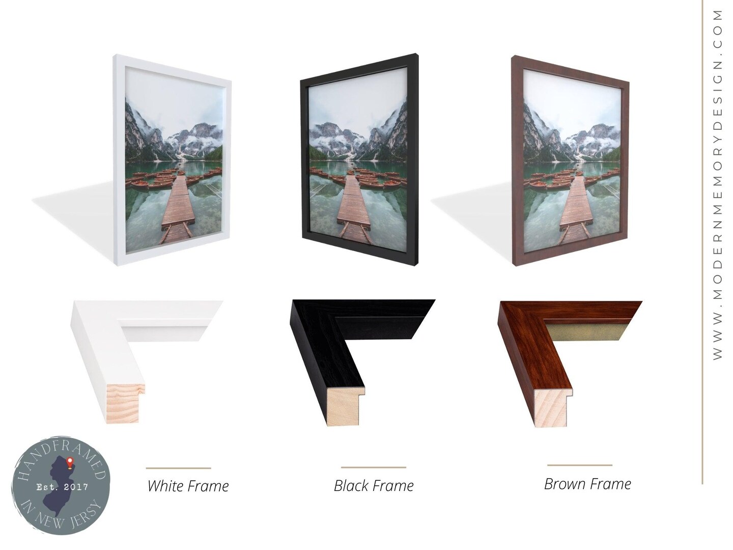 Gallery Modern 40x40 Picture Frame Black 40 x 40 Frame Square