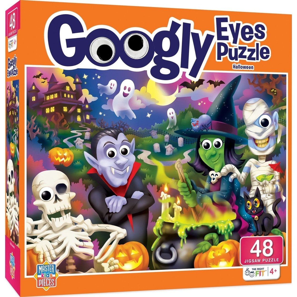 Googly Eyes Freaky Friends 48 Piece Jigsaw Puzzle 19X14 Inches Ages 4+