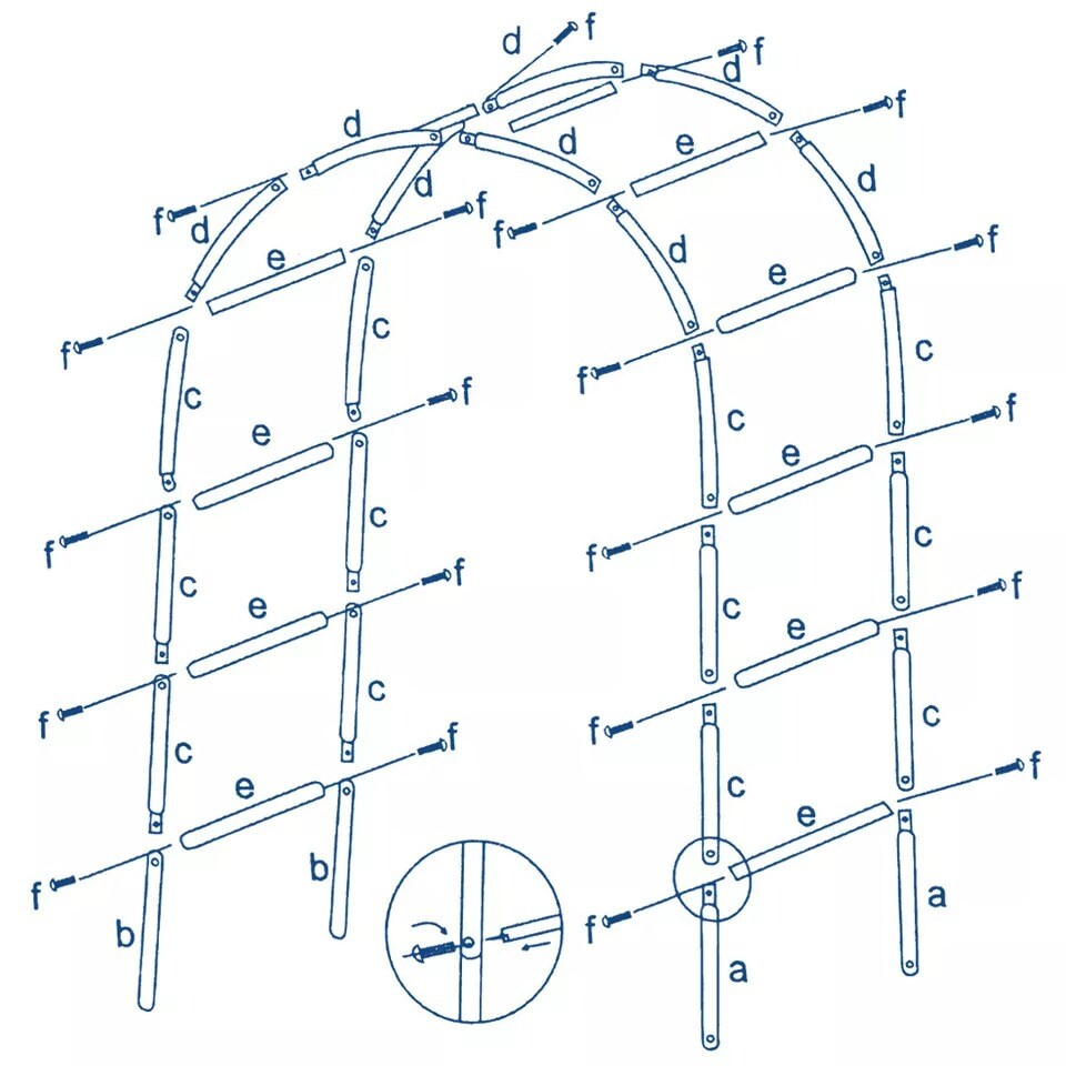 Decorative METAL Wedding ARCH 90&#x22; x 55&#x22; Wedding Party Decorations Supplies