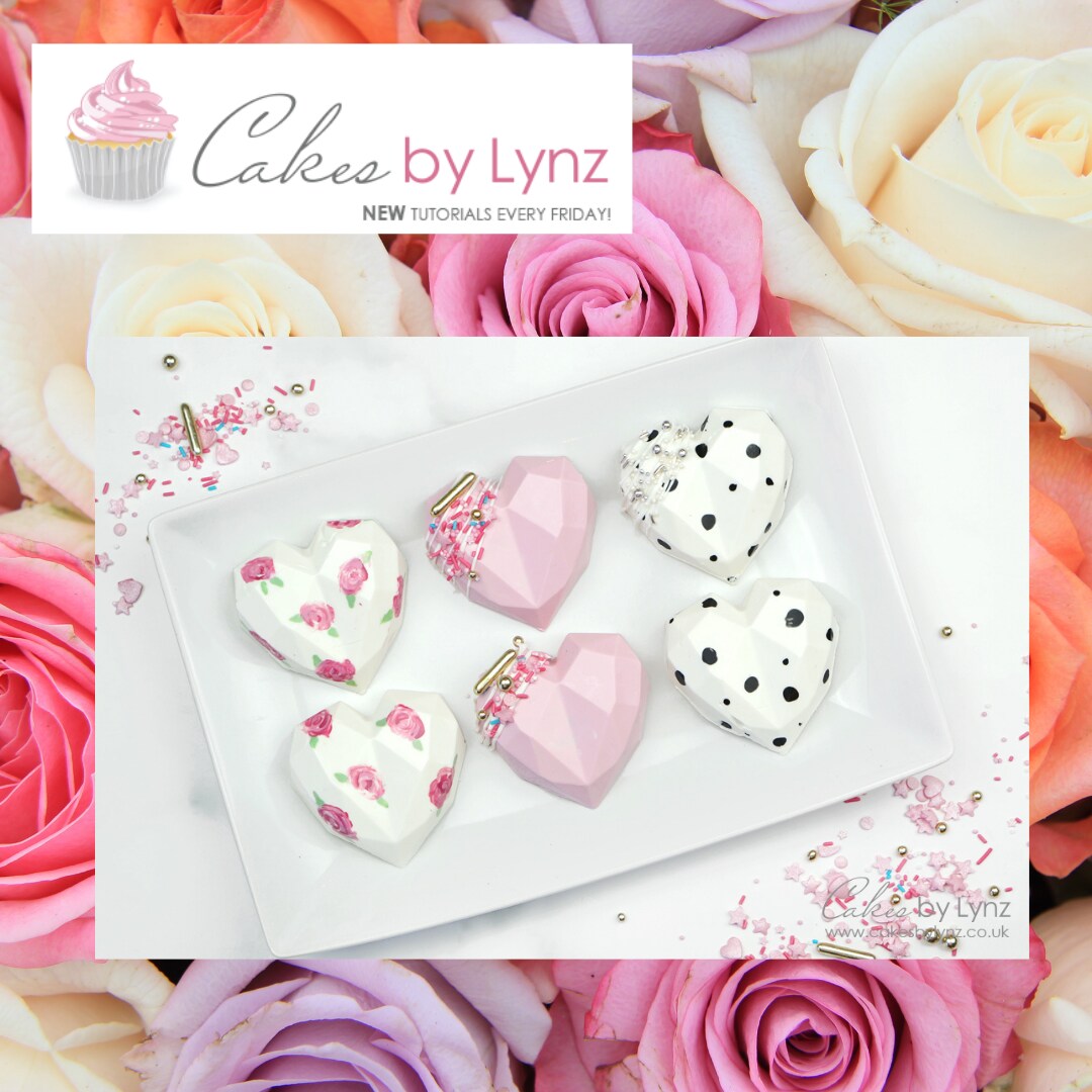 Geometric hearts Silicone Mold 8 Cavity