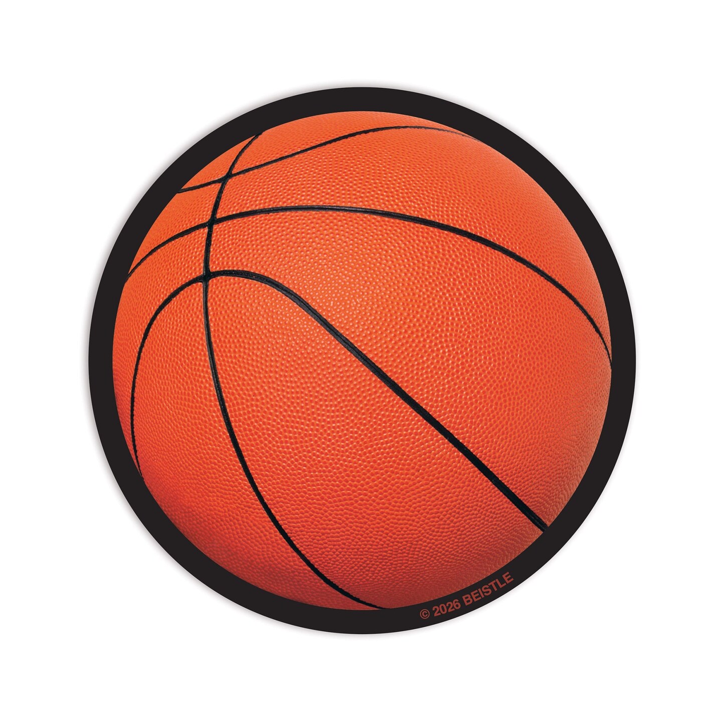 96 Pack Bulk Basketball Coasters 8-Pack for Sports Theme Parties