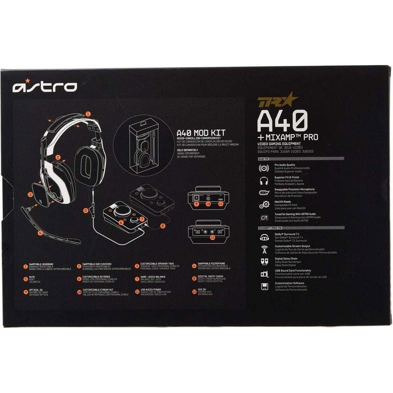 Astro A40 TR Wired Gaming Headset &#x26; MixAmp Pro TR