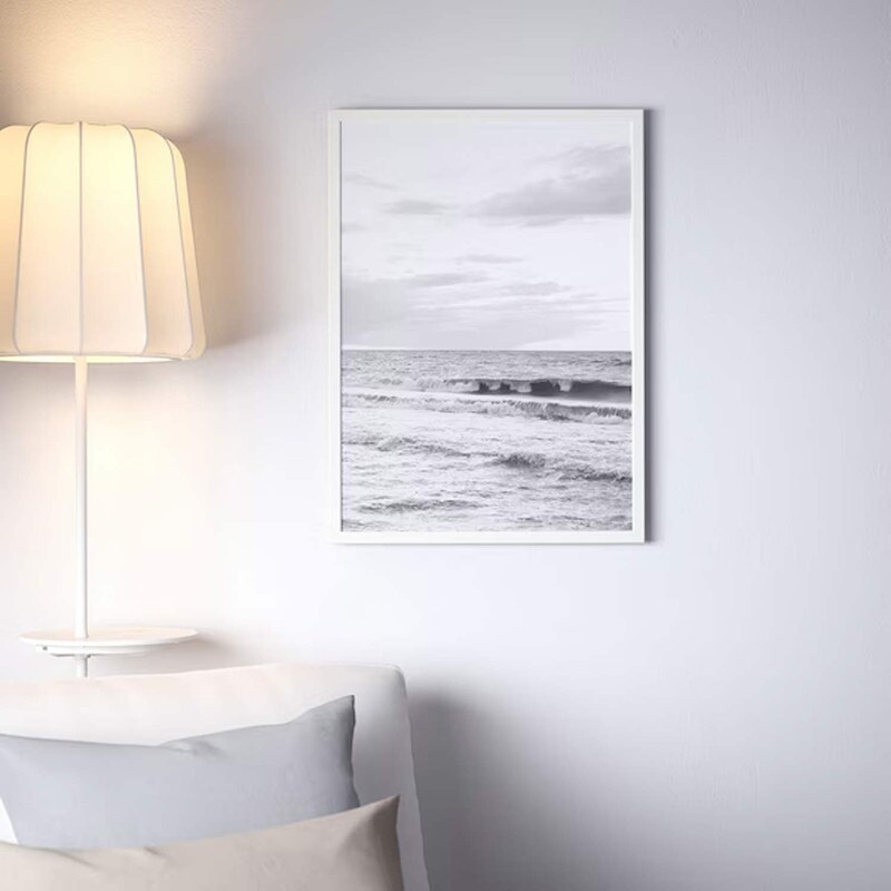 Frame White 19 &#xBE;x27 &#xBD;&#x22; Versatile and Easy to Hang Picture Frame