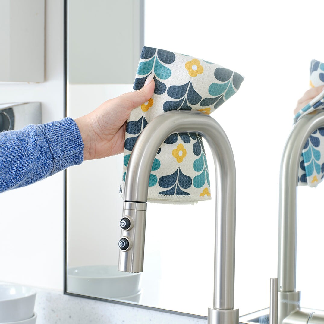 Colorful Leaves All-Purpose Microfiber Towels, Set of 4