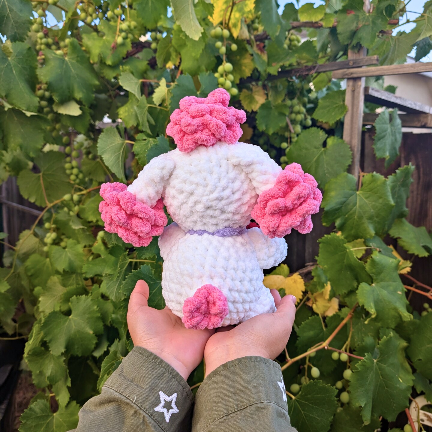 Fifi Poodle Heart Handmade Crochet Plush | Snoop Girlfriend Puppy