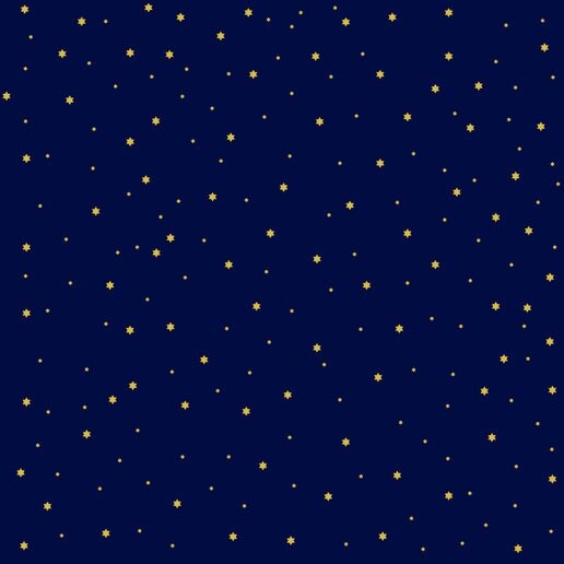 Festival of Lights Star of David Navy Cotton Fabric by the Yard