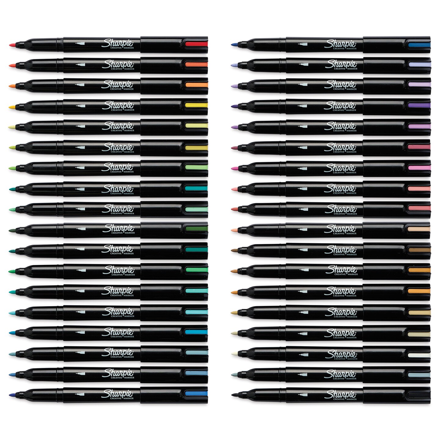 Sharpie Creative Acrylic Markers - Set of 36, Assorted, Fine Tip