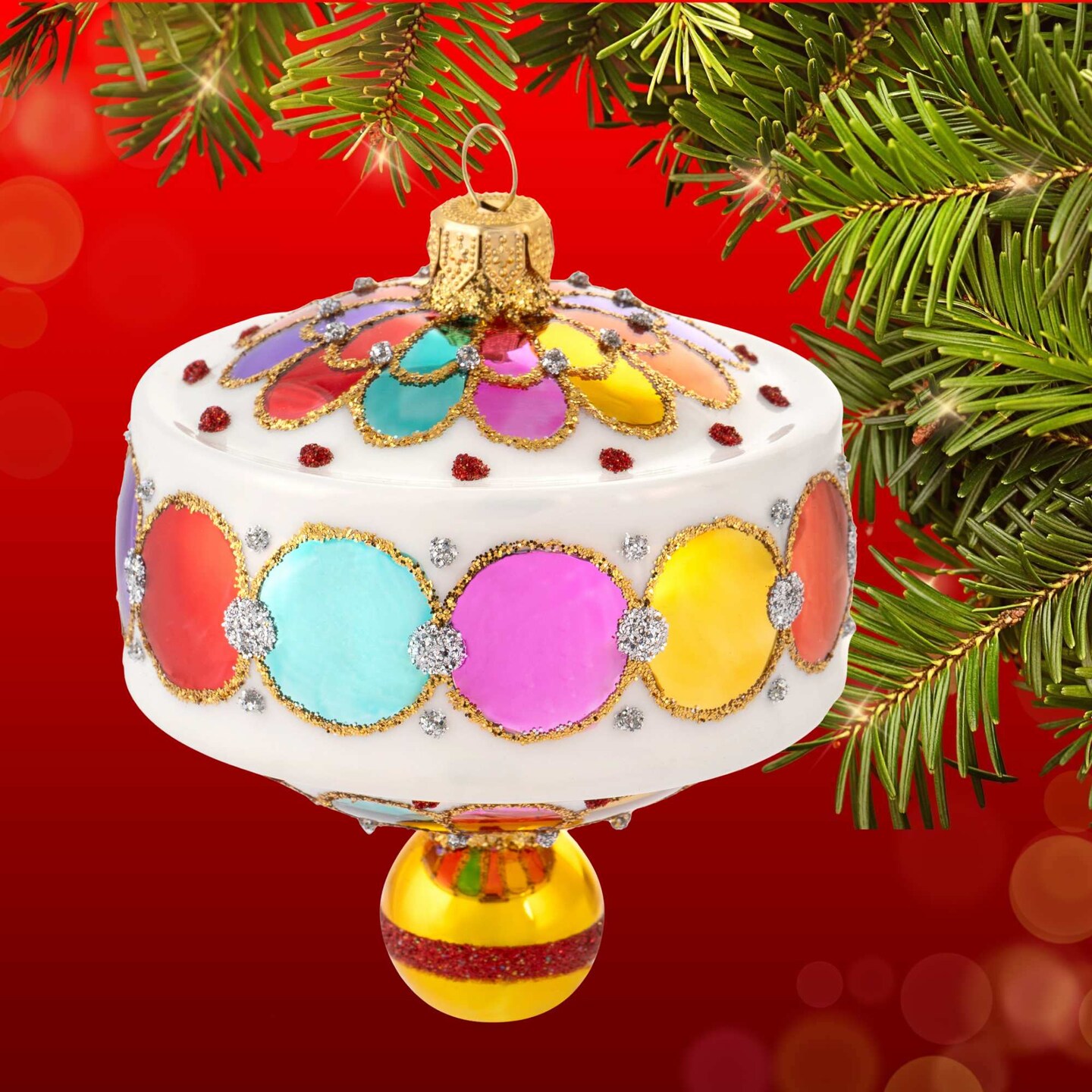 Miss Christmas 4.5 Inch Vintage Fair: Colorful Carousel Christmas Tree Ornament , Christmas Decor Christmas, Holiday, Circus