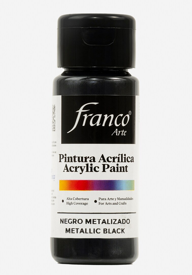 18309 Acrylic Paint 2 U.S fl oz / Metallic Black