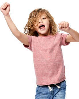 US Blanks&#xAE; Toddler Tri-Blend Crewneck T-Shirt